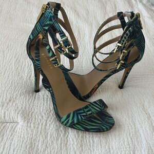 Express floral stilettos heels